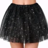 Tutu glitter zwart maat M/L