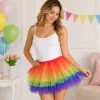 Tutu regenboog - Maat L