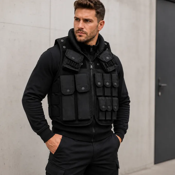 Vest SWAT zwart M