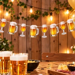 Vlaggenlijn bier - 5 m (30 vlaggen)