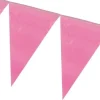 Vlaggenlijn roze XL - 10m (18 vlaggen)