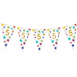 Vlaggenlijn Sterren 5 jaar - 6 meter