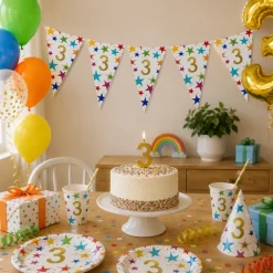Vlaggenlijn Sterren 3 jaar - 6 meter