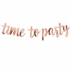 Vlaggenlijn Time to Party XL - 2,5m x 40 cm