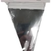 Vlaggenlijn zilver - 3m (12 vlaggen)