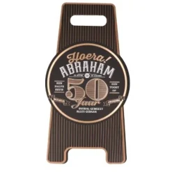 Vloerbord Abraham 50 jaar goud