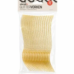 Vorken plastic glitter 20 stuks