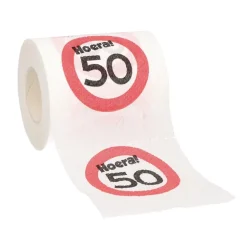 WC rol verkeersbord 50 jaar