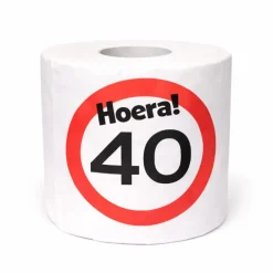 WC rol verkeersbord 40 jaar