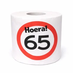 WC rol verkeersbord 65 jaar