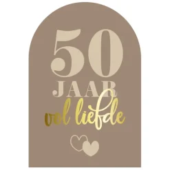 Welkomstbord 50 jaar Vol Liefde