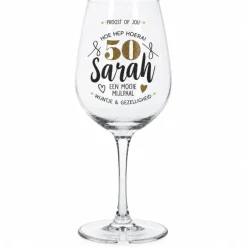 Wijnglas Sarah 50 jaar roségoud